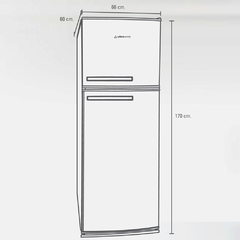 HELADERA CON FREEZER -420 LITROS - ULTRACOMB UTC-420FEB en internet