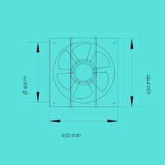INDUSTRIAL 40cm - comprar online