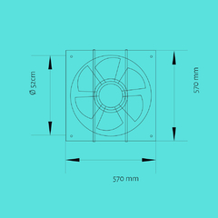 INDUSTRIAL 52cm - comprar online