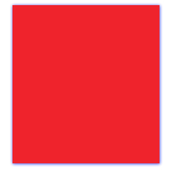 VIDRIO TEMPLADO DECORATIVO 60x65cm Mod. ROJO