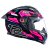 Capacete Bieffe Feminino B-12 Misano Rosa/Preto - Moto Raja – Capacetes e Acessórios com os Melhores Preços de BH