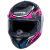 Capacete Bieffe Feminino B-12 Misano Rosa/Preto na internet