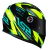 Capacete Ls2 Ff358 Draze Preto Verde Amarelo Fluorescente - comprar online