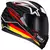 Capacete Race Tech Sector Grid Alemanha Preto/Amarelo/Vermelho - loja online