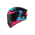 Capacete KYT TT Course Overtech Preto/Rosa