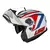 Capacete LS2 Strobe 2 FF908 Phantom Branco/Azul/Vermelho - loja online
