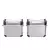 Baú Lateral Aluminio Rally Escovado 33L Braz