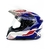 Capacete Airoh Commander Boost Branco/Azul Brilhante