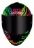 Capacete Ls2 Ff800 Storm Power Matte Black/Rainbow (OUTLET) - Moto Raja – O Melhor Moto Point de BH!