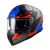 Capacete LS2 FF811 Vector 2 Absolute Preto Fosco / Vermelho / Azul