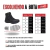 Bota Gogowear Tech RS Feminina Emborrachada Grafite (OUTLET) - loja online