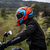 Imagem do Capacete LS2 FF800 com Viseira Solar Faster Laranja / Azul Fosco (OUTLET)