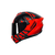 Capacete Axxis Draken Dekers Gloss Vermelho Preto