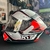 Capacete KYT TT Course Tourist Vermelho/Preto
