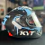 Capacete KYT TT Course Masia Winter Test Preto Fosco/Azul