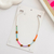 Collar cristales color y estrella dorado F - comprar online
