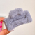 Broche rectángulo peluche 9x5cm - gris - comprar online