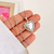 Collar cadena + dije corazón relicario strass 50cm AQ - comprar online
