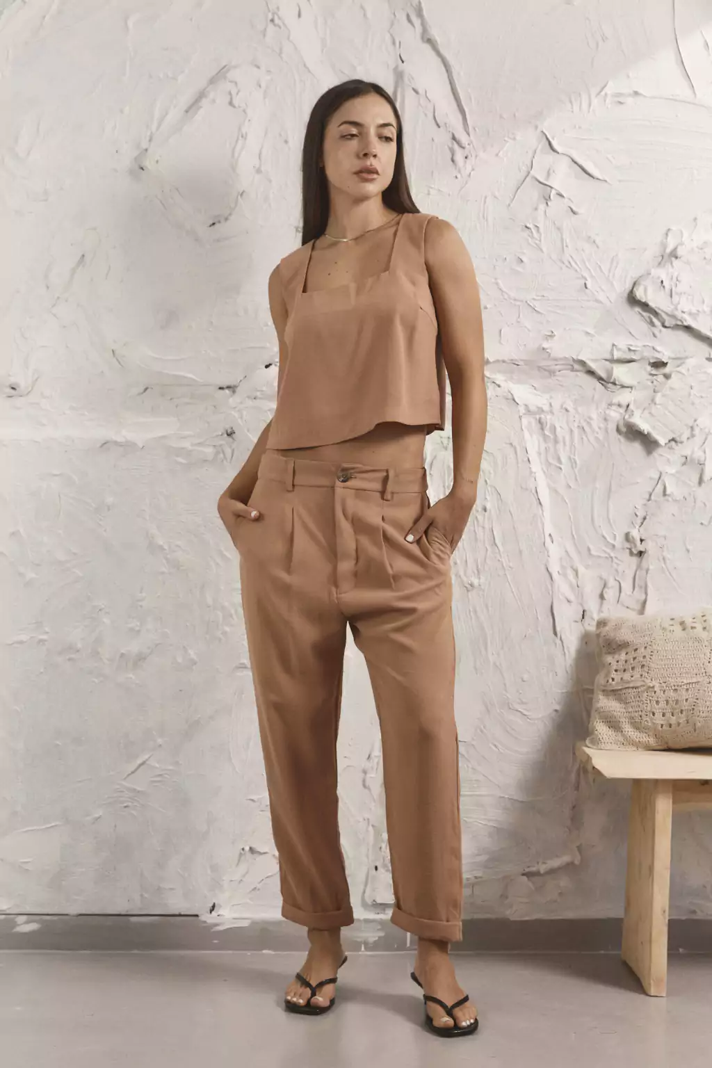 Pantalón Milo Camel