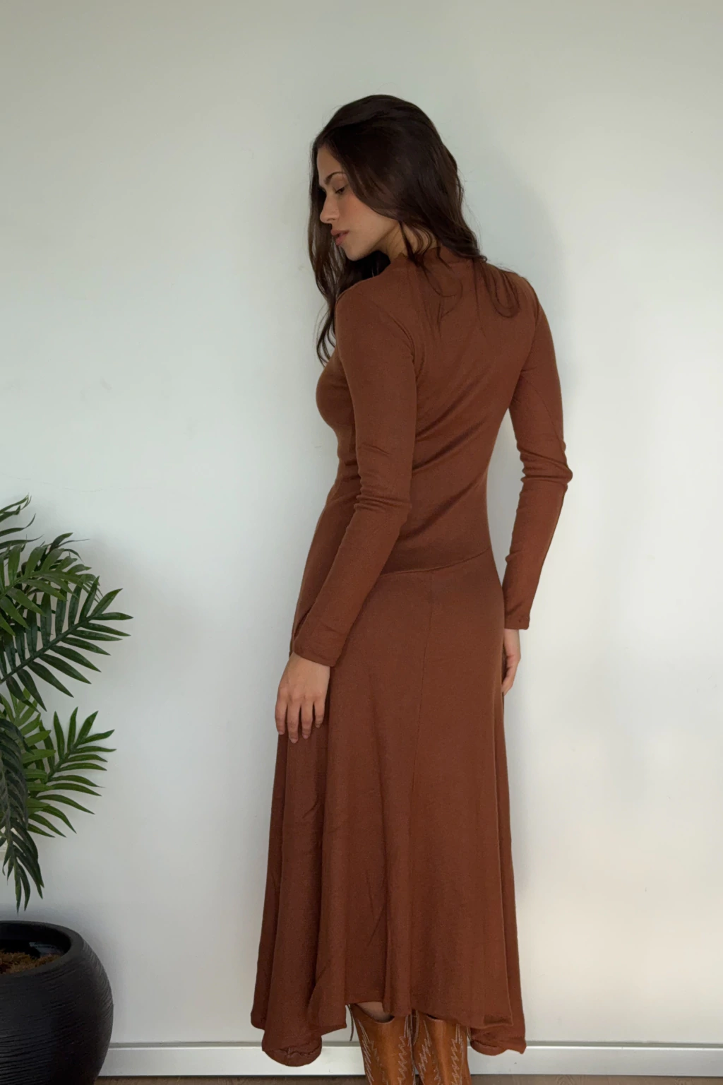 Vestido Fran Marrón