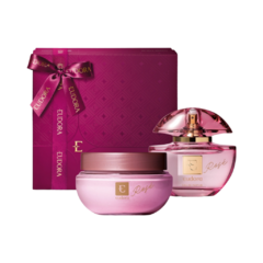 Combo Presente de Natal Eudora Rosé: Perfume, Hidratante e Caixa Elegante