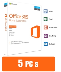 OFFICE 365 PRO PLUS LICENCIA - 5 WINDOWS - MAC - IPAD - 2019 - 2021