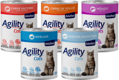 Alimento Humedo marca "Agility" para gatos x340gr