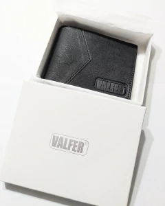 Billetera de cuero marca Valfer - Cuero flor flexible en internet