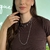 Choker Medalhas Folhas e Zircônia em Prata 925 - loja online