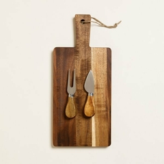Tabla & Utensilios Para Queso Acacia - Cayetana Home