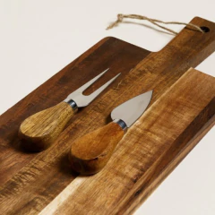 Imagen de Tabla & Utensilios Para Queso Acacia