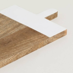 Tabla Rectangular Madera Esmaltada Suri - tienda online