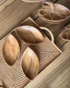 Set Copetineros Acacia Hojas - comprar online