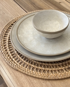 Plato de Sitio Ratan Piere Natural - comprar online
