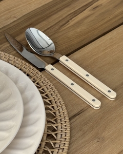 Set de Cubiertos Solana White - Cayetana Home