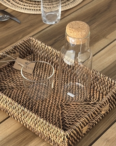 Set Jarra + Vaso Vidrio Buenas Noches - comprar online