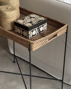 Mesa de Arrime Ratan Caspia - Cayetana Home