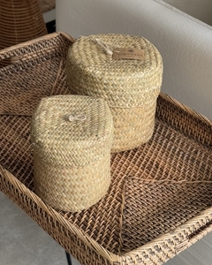 Cesto Palma con Tapa Set x2 - comprar online