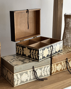Caja de Té Alheli Negra - Cayetana Home