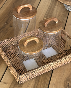 Frasco Vidrio Boho Mediano - comprar online