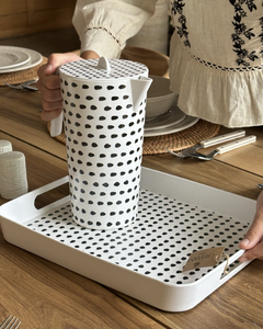 Jarra Fibra de Bambu Spots - comprar online