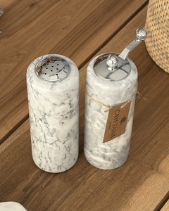 Set Salero & Molinillo Mármol - comprar online