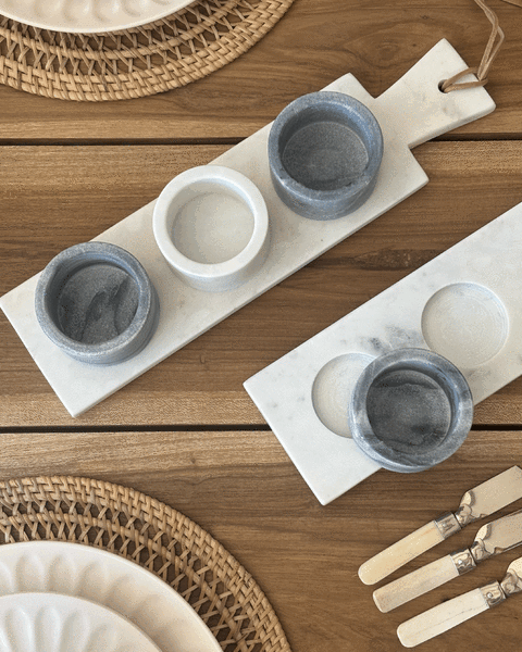 Tabla con Dips Mármol - comprar online