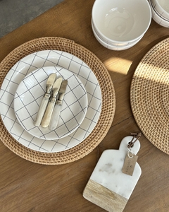 Plato de Sitio Ratan Mystic Natural - comprar online
