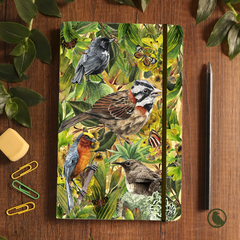 Libreta grande Copetón y Aves Sabaneras