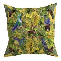 Cojín Colibríes de Colombia