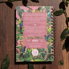 Cuaderno argollado papel liso Colibríes - comprar online