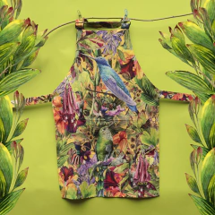 Delantal Colibríes Amarillo (de Bogotá) - comprar online