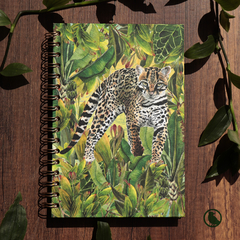 Cuaderno argollado rayado Ocelote