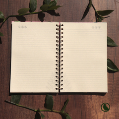 Cuaderno argollado rayado Ocelote en internet